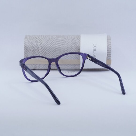 Final Price! Jimmy Choo JC241 0B3V 00 Violet Eyeglasses 52mm main image 4
